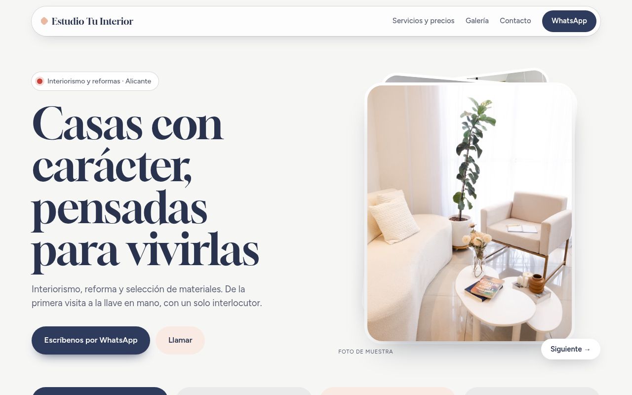 Lienzo: Interiorismo
